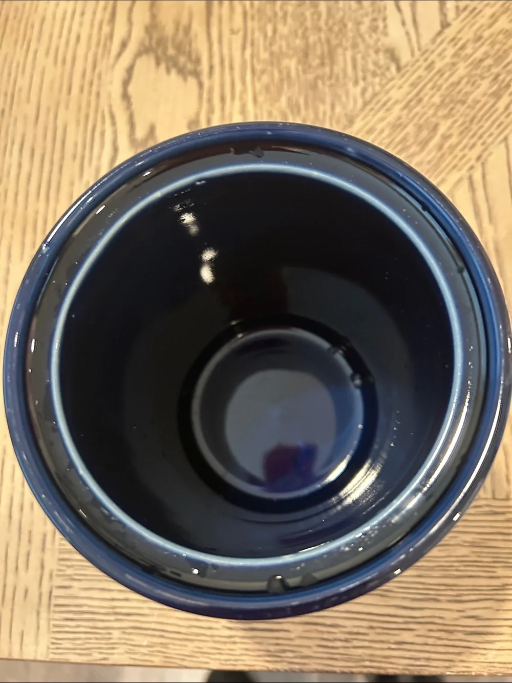 Fiesta Cobalt Blue Ceramic Lidded Canister